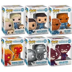PREVENTA PACK 6 PZA Funko Pop! Marvel 4 Fantasticos 2025