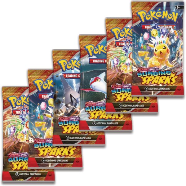 Pokémon TCG - Surging Sparks - Booster Bundle - INGLÉS - Image 2